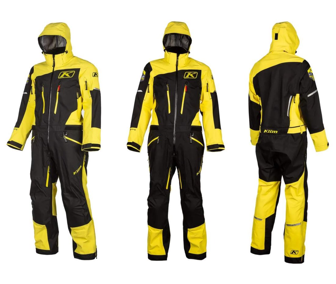 Комбинезон для снегохода KLIM #3 yellow (текстиль) (XL)